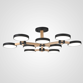 Подвесная люстра TURNA Черный by ImperiumLoft