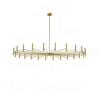 Люстра POP P40 Chandelier 24 lamps D180 Mod.A Gold by ImperiumLoft