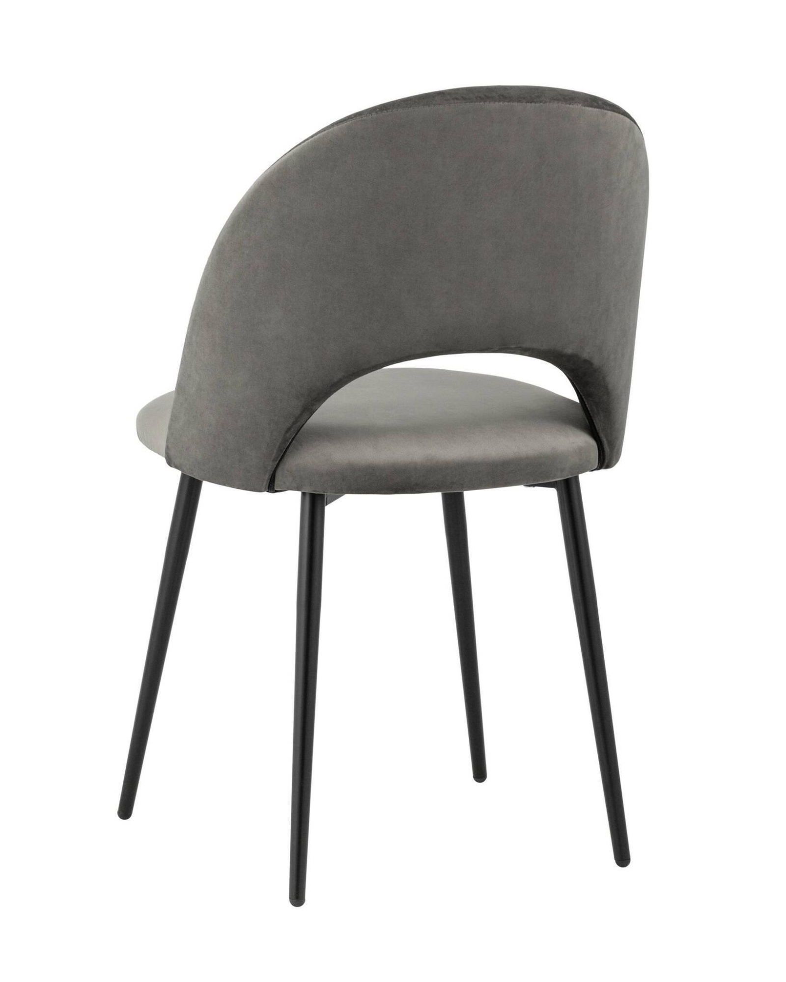 Стул Меган велюр тёмно-серый Stool Group