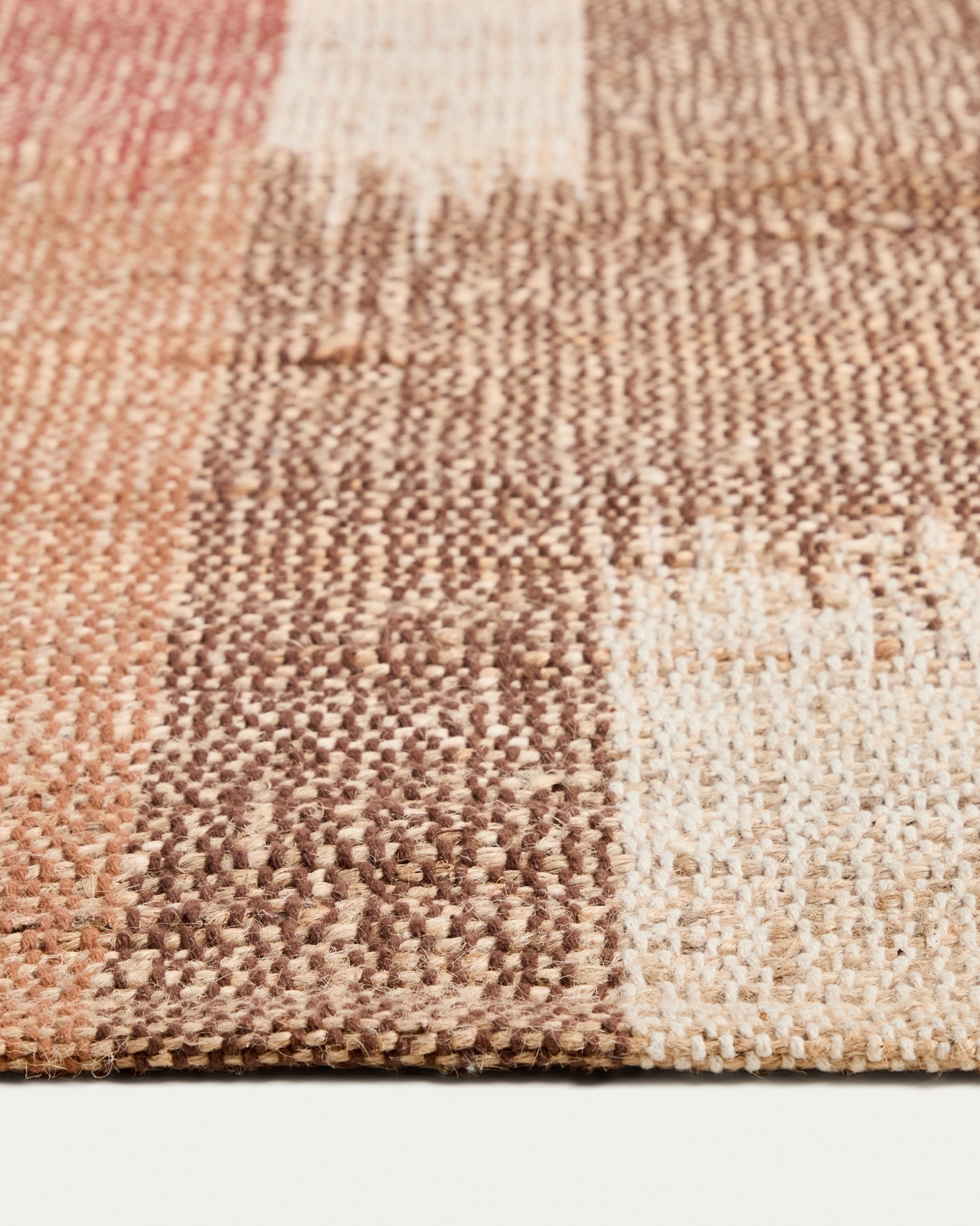 Джутовый ковер Domira с разноцветным узором икат, 200 x 300 см La Forma 481425