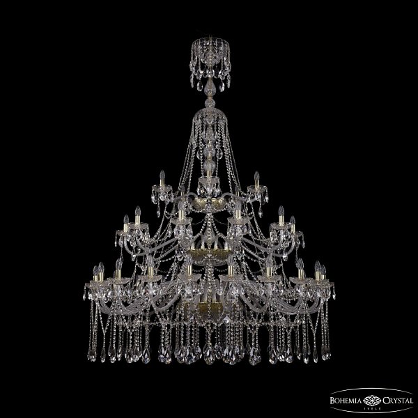 Люстра хрустальная 1413/20+10+5/530/XL-201/3d G