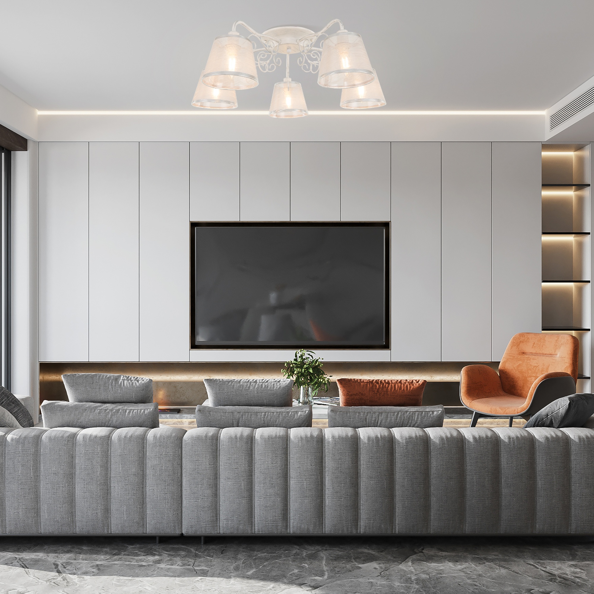 Люстра 341120/5 WT+SL Arte Milano