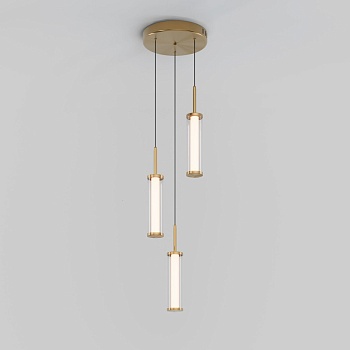 Каскадная люстра Eurosvet 50386/3 LED латунь