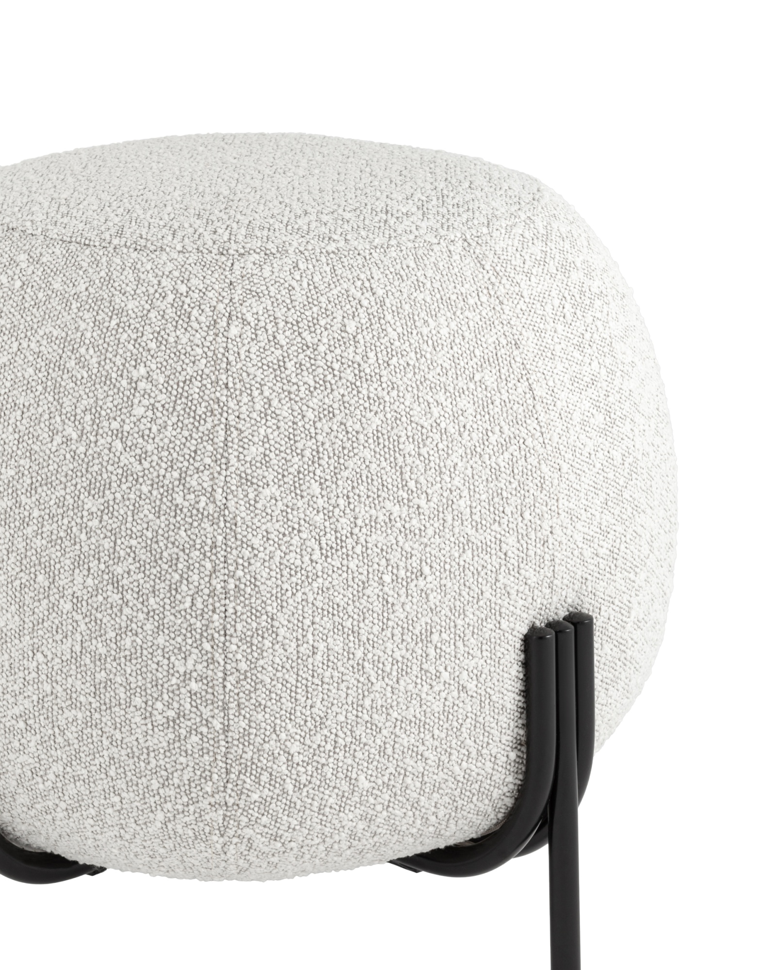 Пуф Флик букле молочный Stool Group