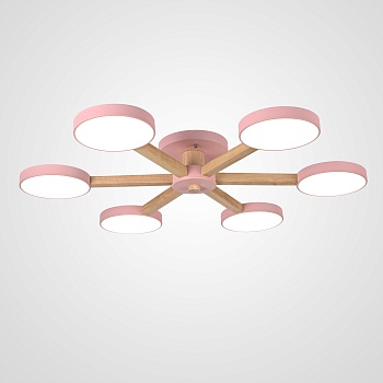 Потолочная люстра TURNA 6 Pink by ImperiumLoft