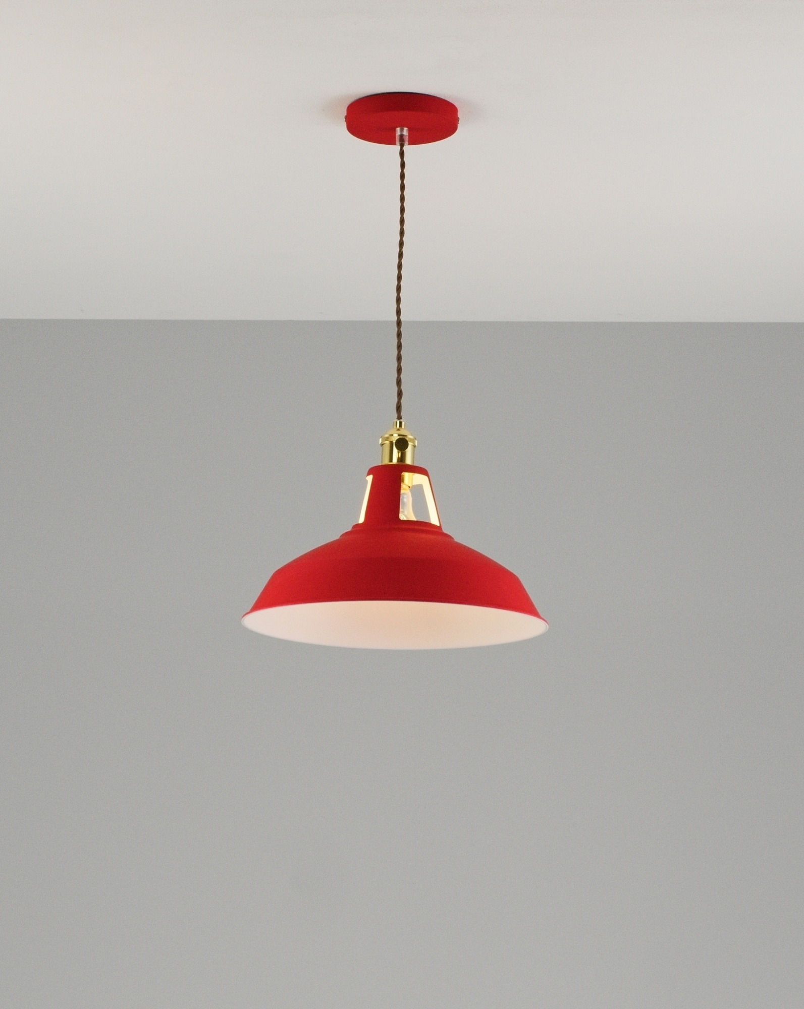 Подвесной светильник Moderli GD-C058B-M красный Marta 1*E27*60W