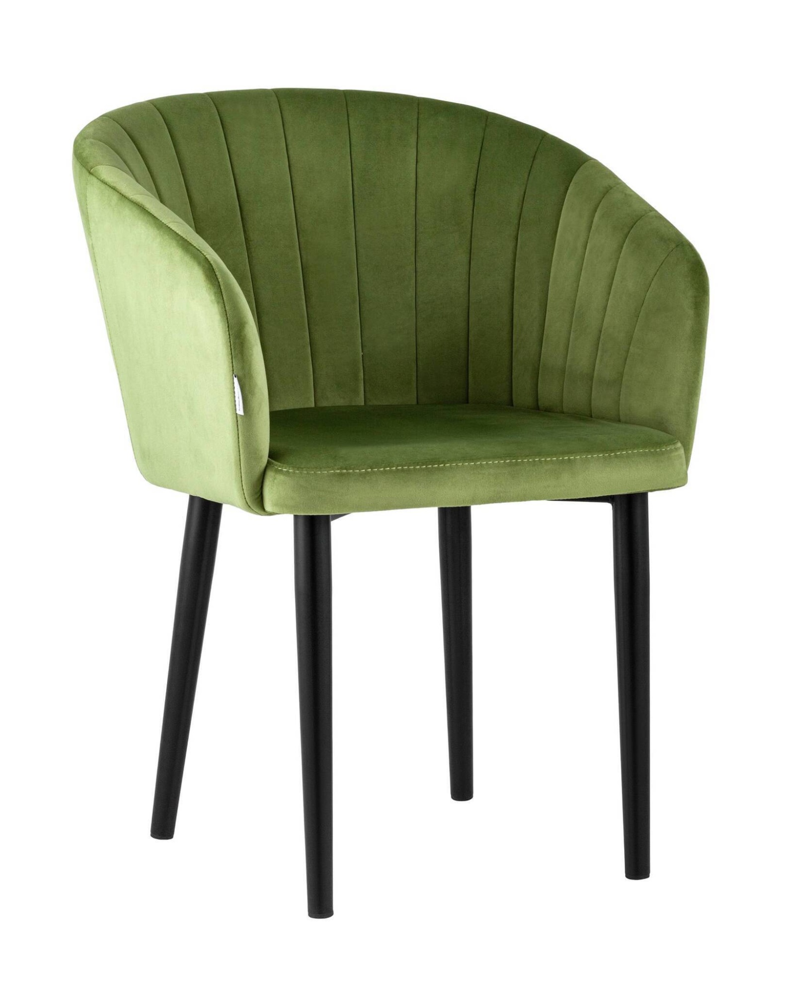 Стул с подлокотниками Нейтон велюр травяной Stool Group