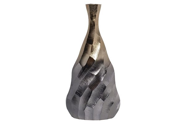 Ваза металлическая черно-золотистая Garda Decor 71PN-1232