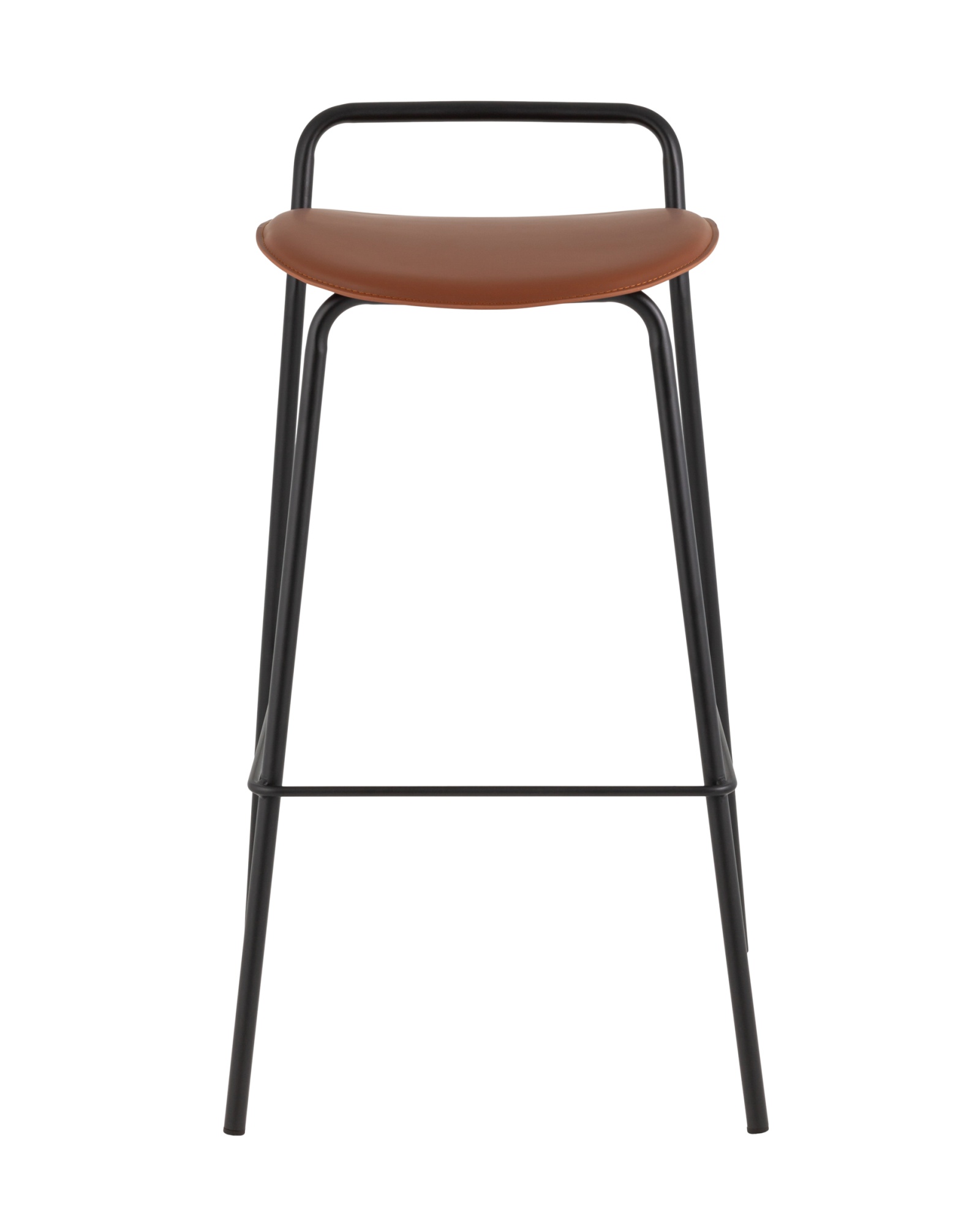 Стул барный Mantis экокожа коричневый Stool Group