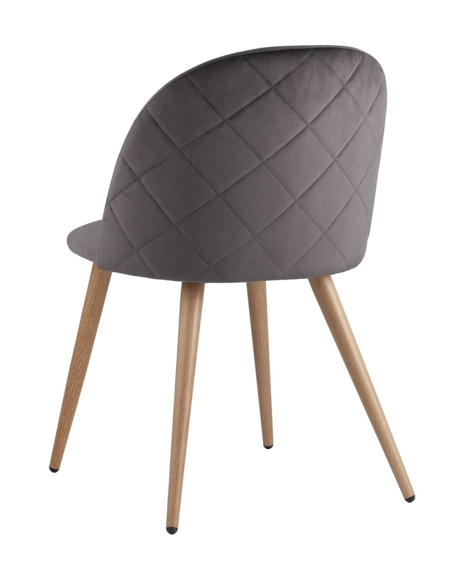 Стул Лион велюр с ромбами серый Stool Group