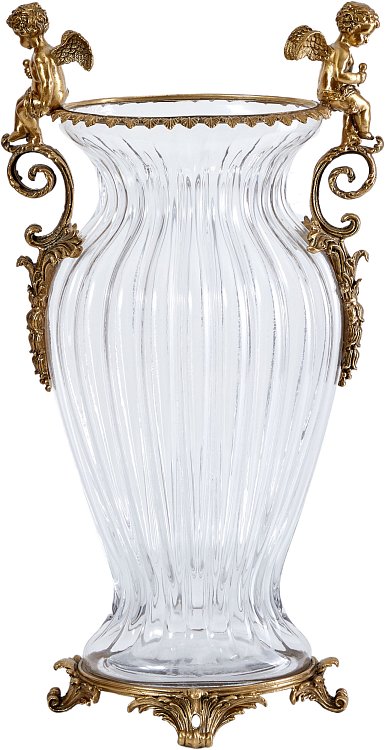 Ваза с ангелами Glasar HGL321/1/GLASS