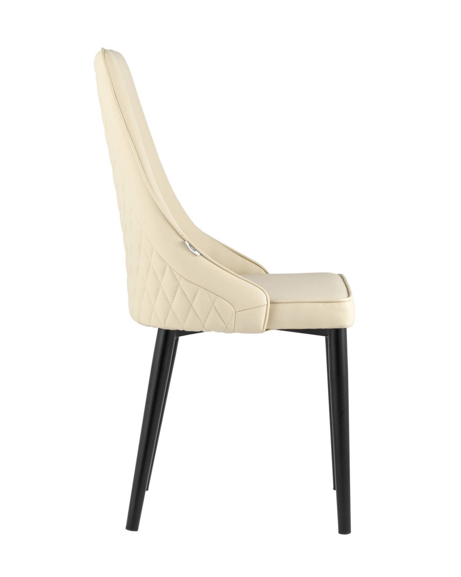 Стул Луис экокожа кремовый черные ножки Stool Group