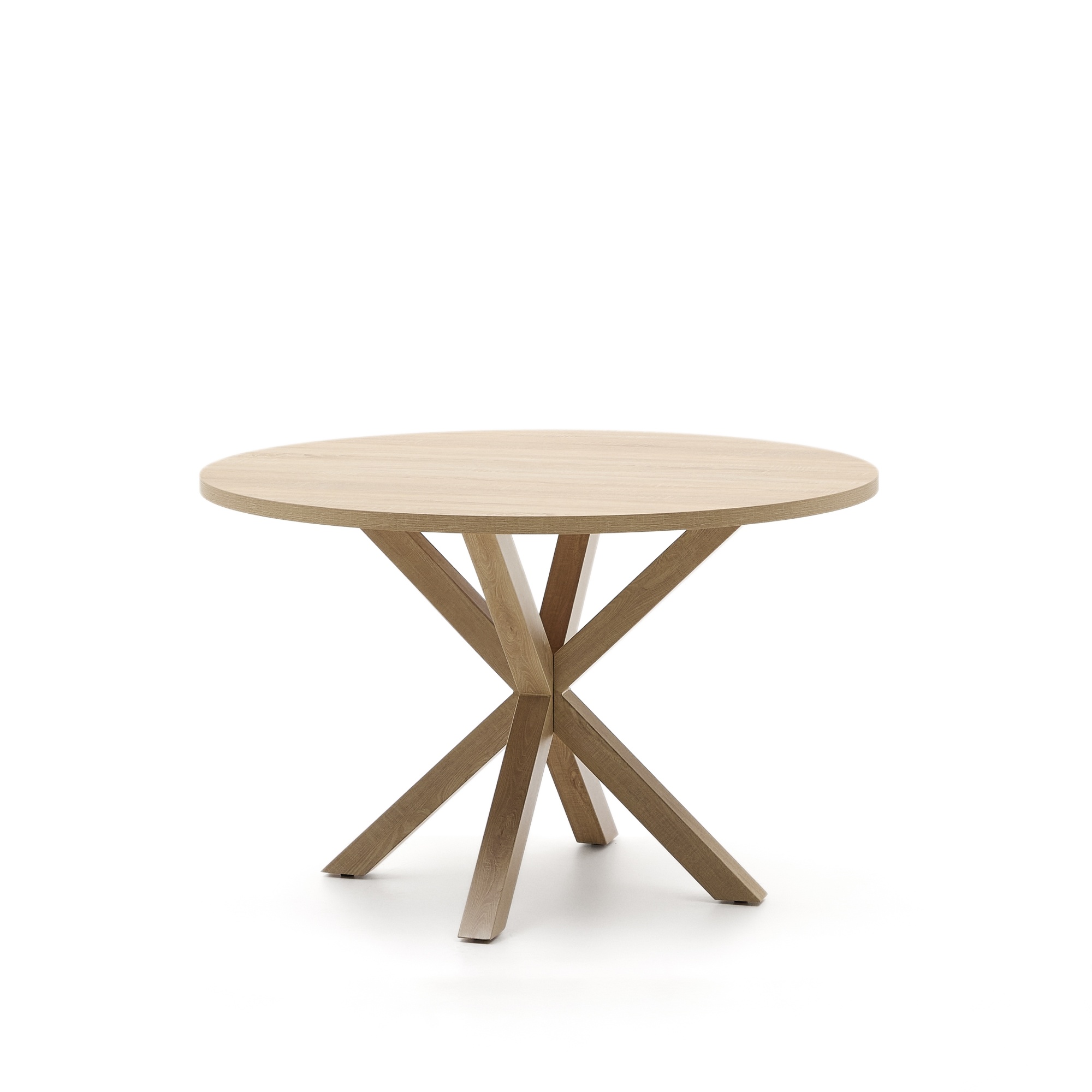 ARYA Стол с бежевой столешницей с отделкой из меламина стальными ножками с отделкой под дерево La Forma (ex Julia Grup)