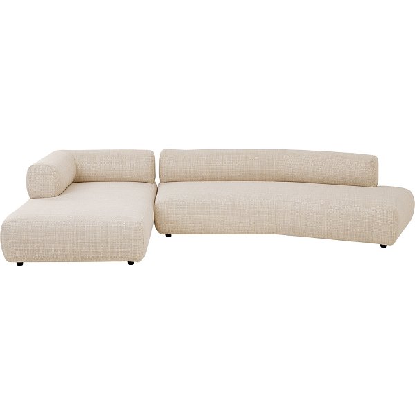 Диван левосторонний угловой Bow Left Cream KARE 88023