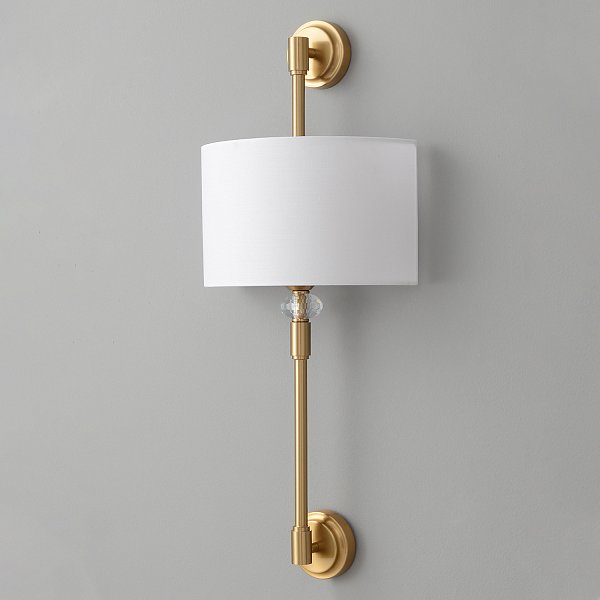 Бра Crystal Lux VINTAGE AP2 BRASS