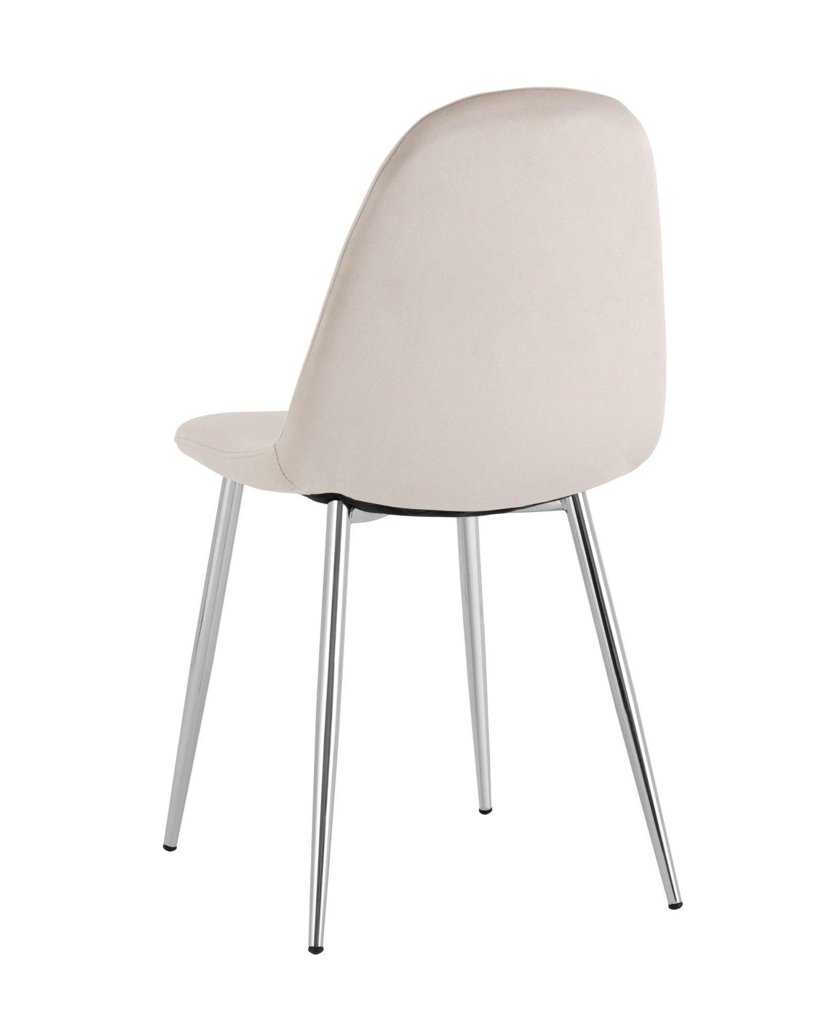 Стул Валенсия SN велюр бежевый хромированные ножки Stool Group