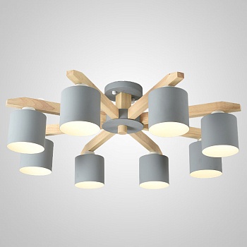 Потолочная люстра CRISS L8 Grey by ImperiumLoft