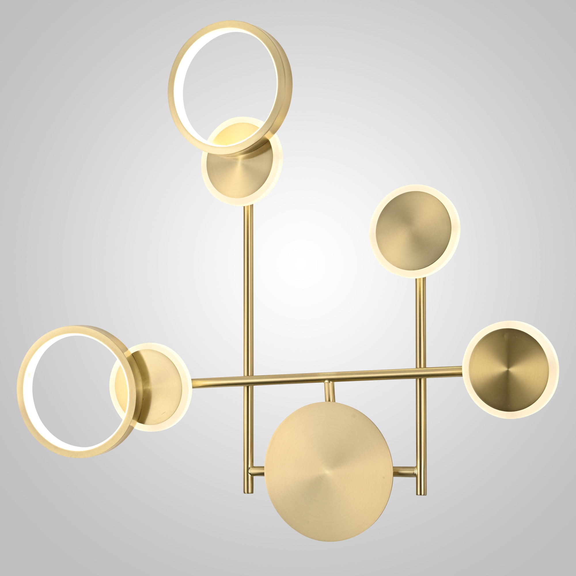 Настенный светильник ZINGY E Brass by ImperiumLoft