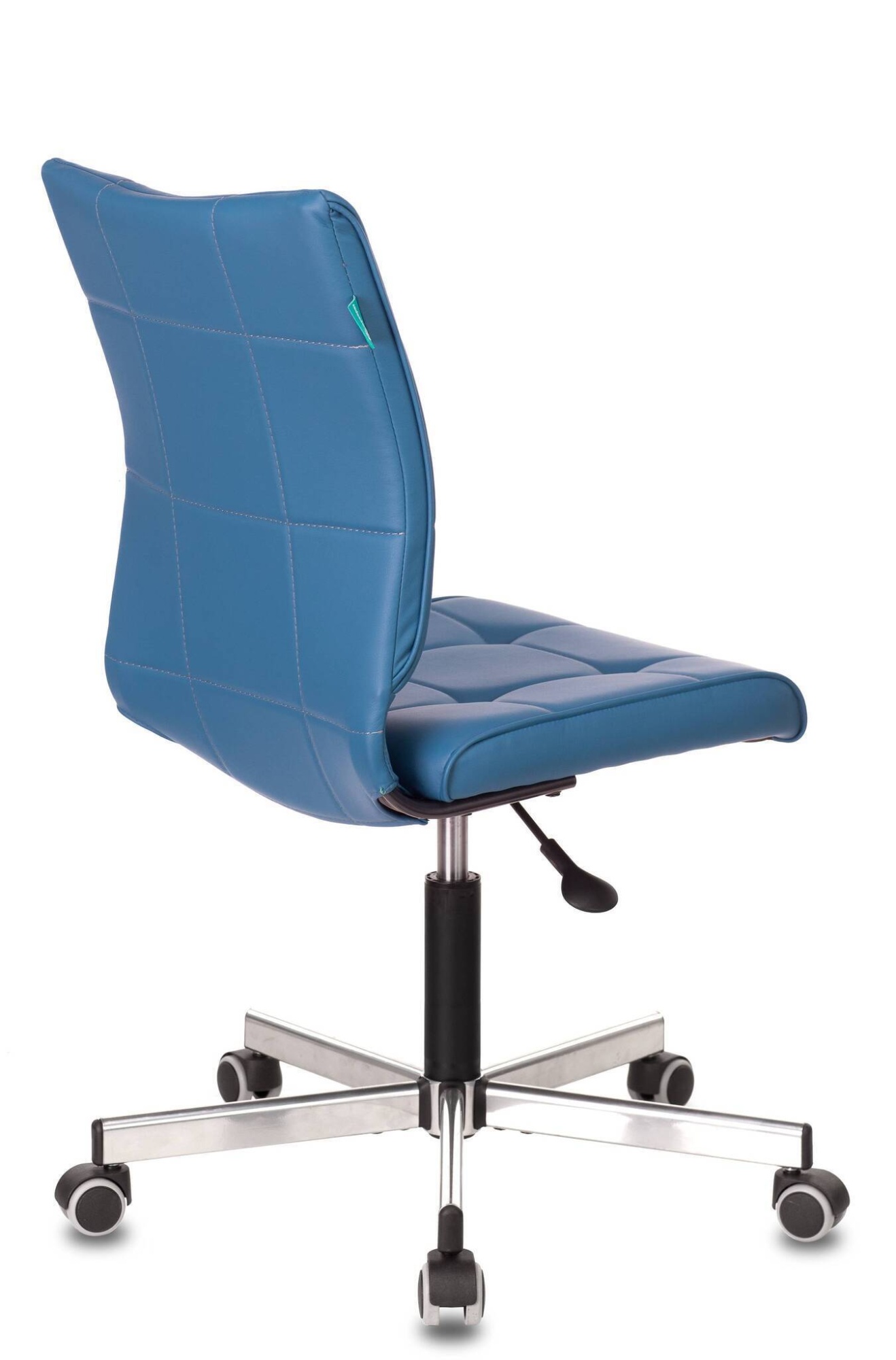 Кресло Бюрократ CH-330M/OR-03 без подлокотников синий искусственная кожа крестовина металл Stool Group