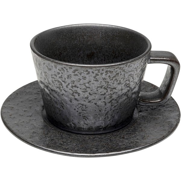 Кофейная чашка Cosmos Black (2 предмета) KARE 56144