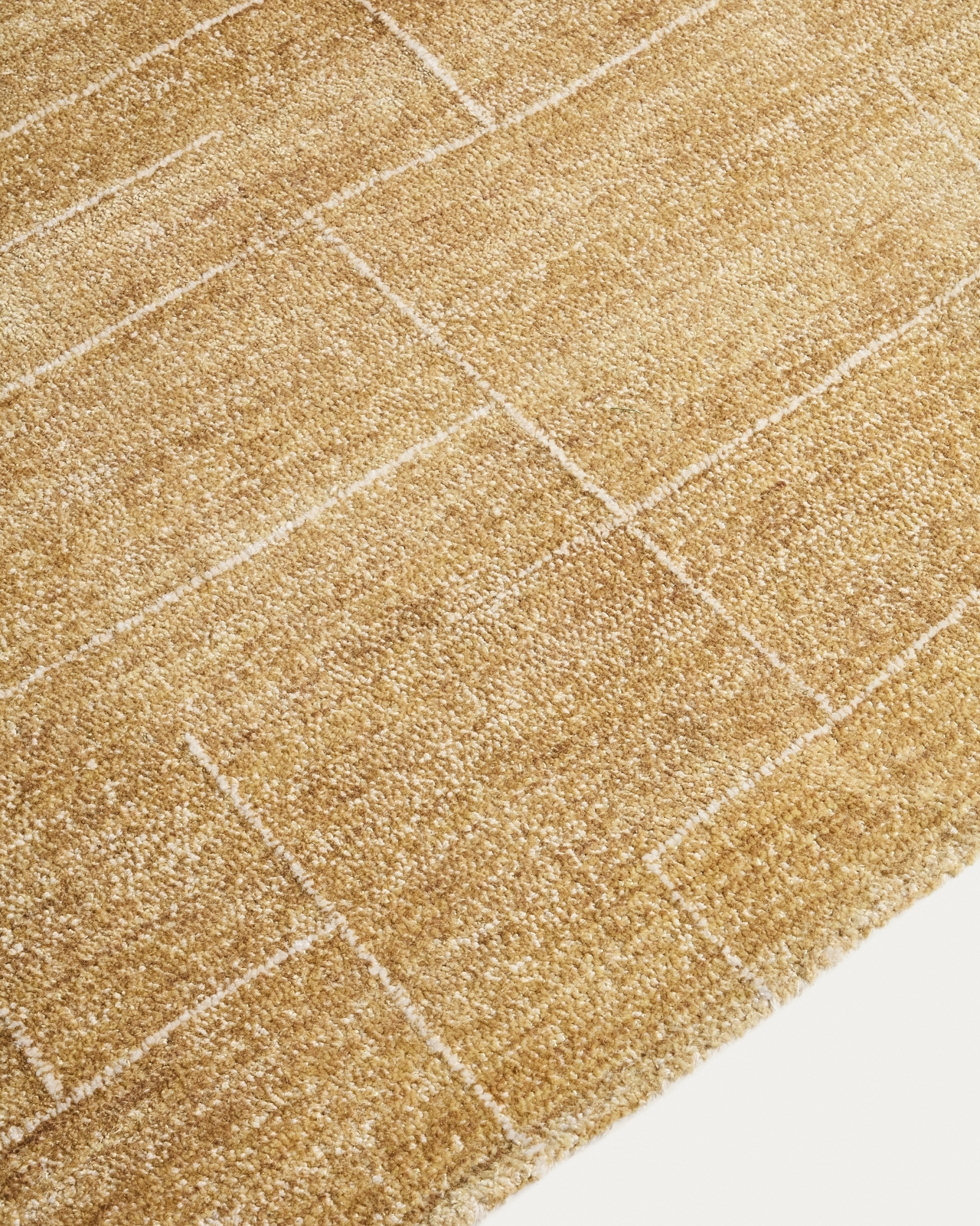 Ковер Eloda из шерсти и вискозы горчичного цвета, 200 x 300 см La Forma 481869