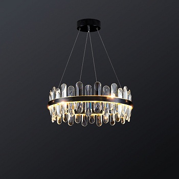 Подвесная люстра LAURENT D50 Black by ImperiumLoft