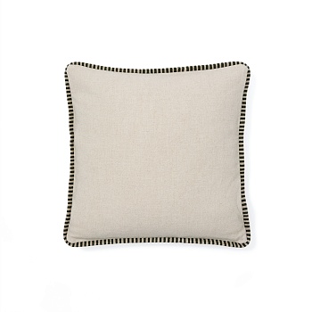 Чехол для подушки бежевого цвета Ardit с зеленой полосой 45 x 45 La Forma (ex Julia Grup)