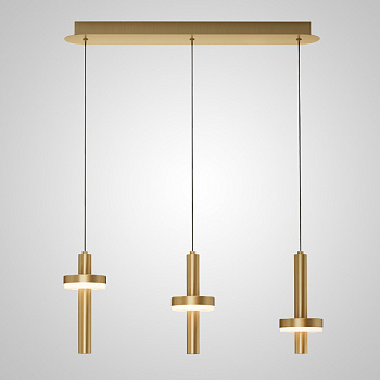 Подвесной светильник FALKA MORE A Gold Планка by ImperiumLoft