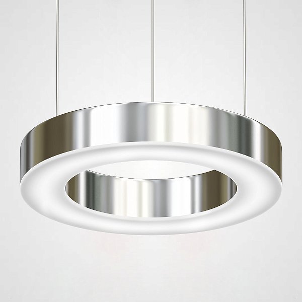 Люстра Light Ring Horizontal D30 Хром by ImperiumLoft