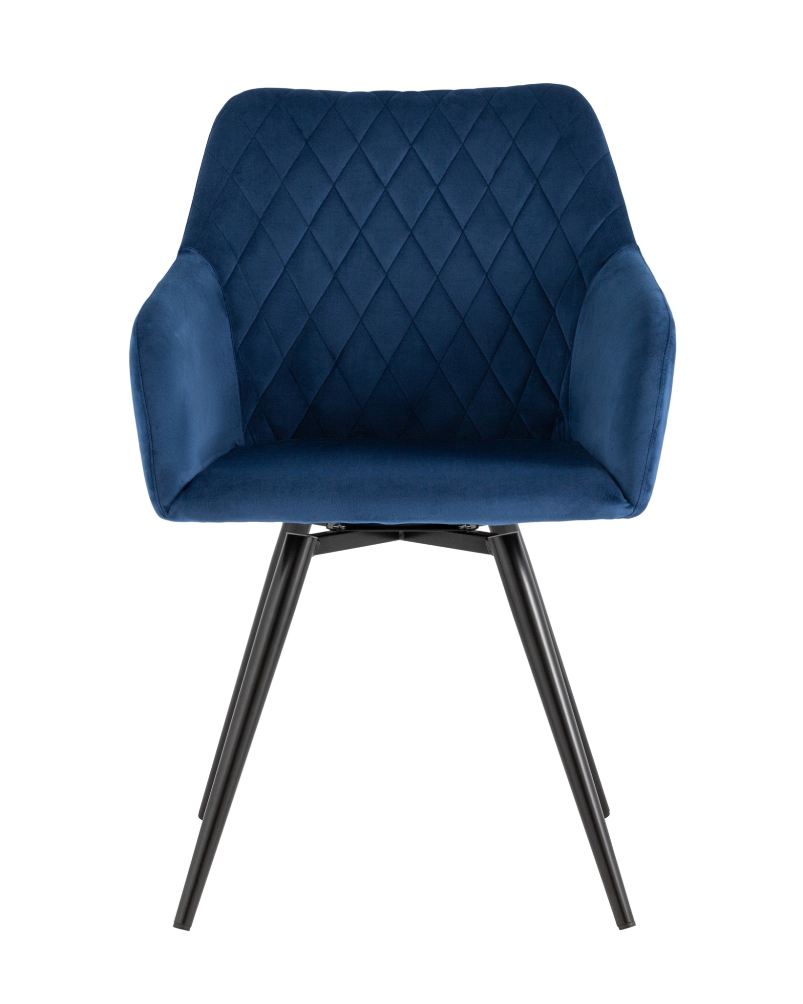 Стул вращающийся Дастин велюр синий Stool Group