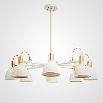 Люстра на штанге VINLAND CH D92 White by ImperiumLoft