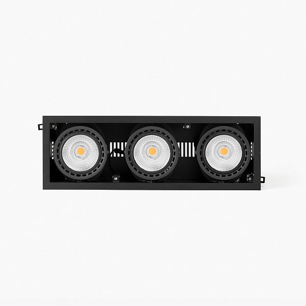 Встраиваемый светильник MINI COLIN-3 черный LED CRI95 54-75W 3000K 56° Faro