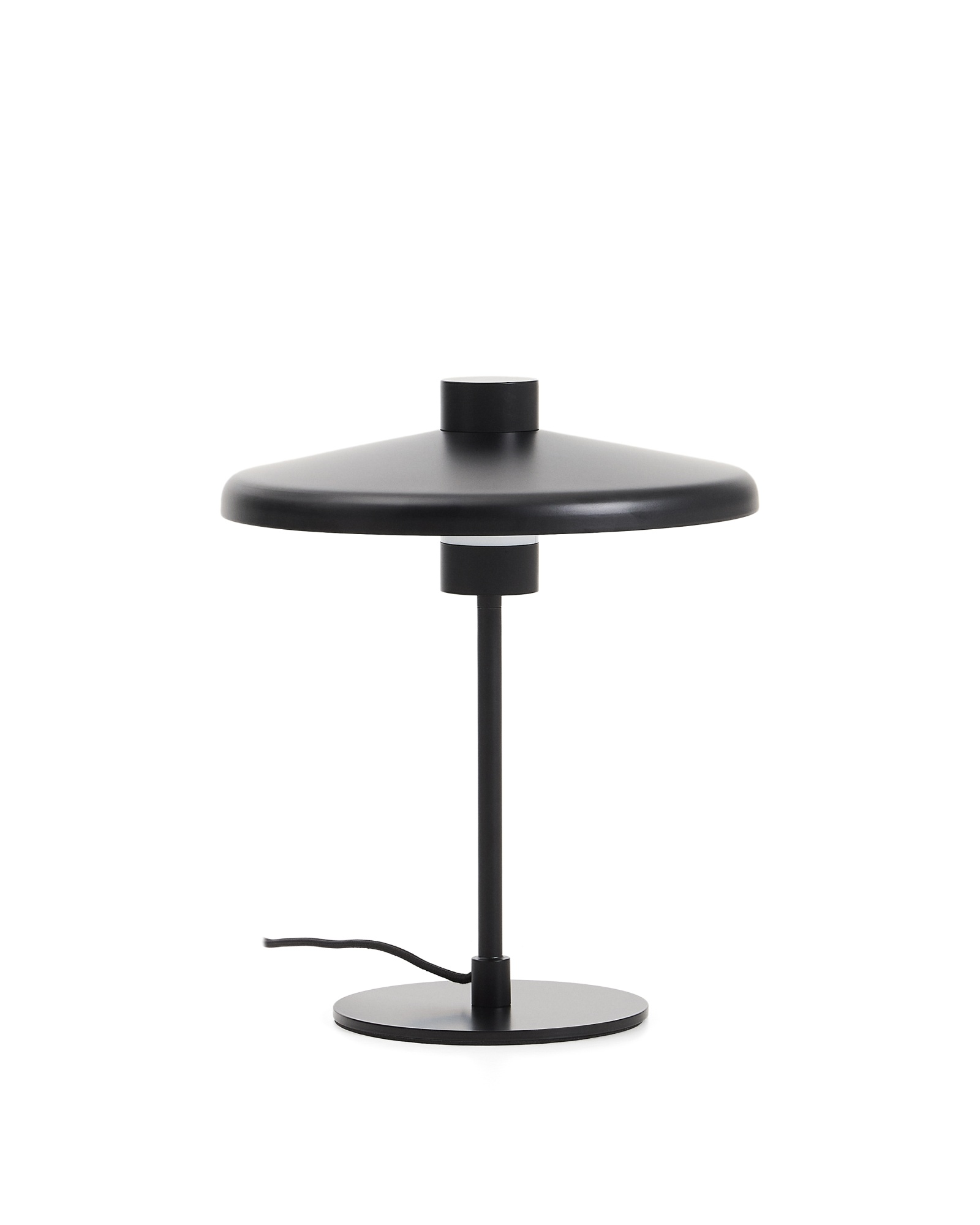 Настольная лампа Nuvira из черного металла La Forma (ex Julia Grup)