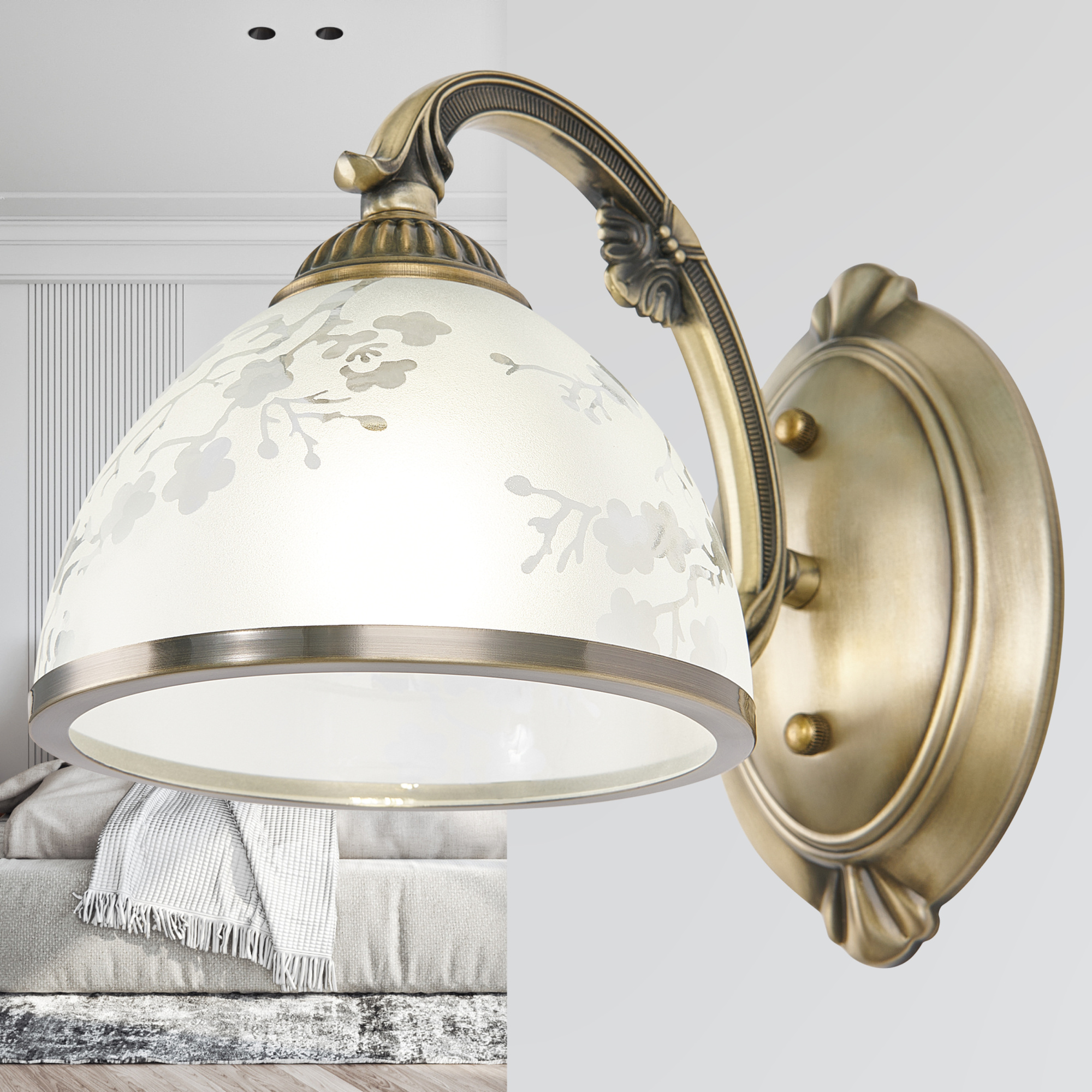 Бра с плафонами 349737/1W AB Arte Milano