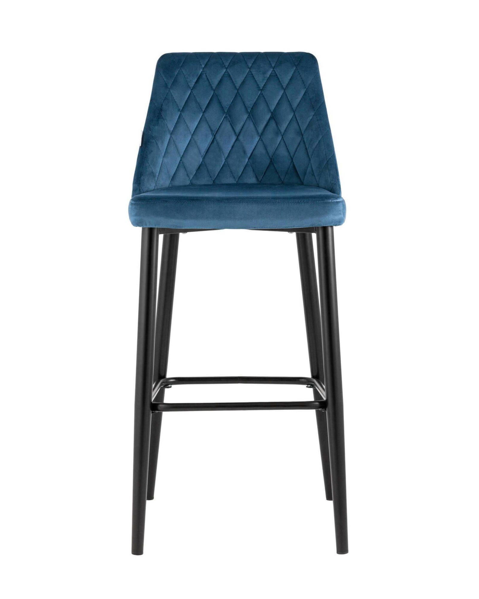 Стул барный Диего велюр пыльно-синий Stool Group