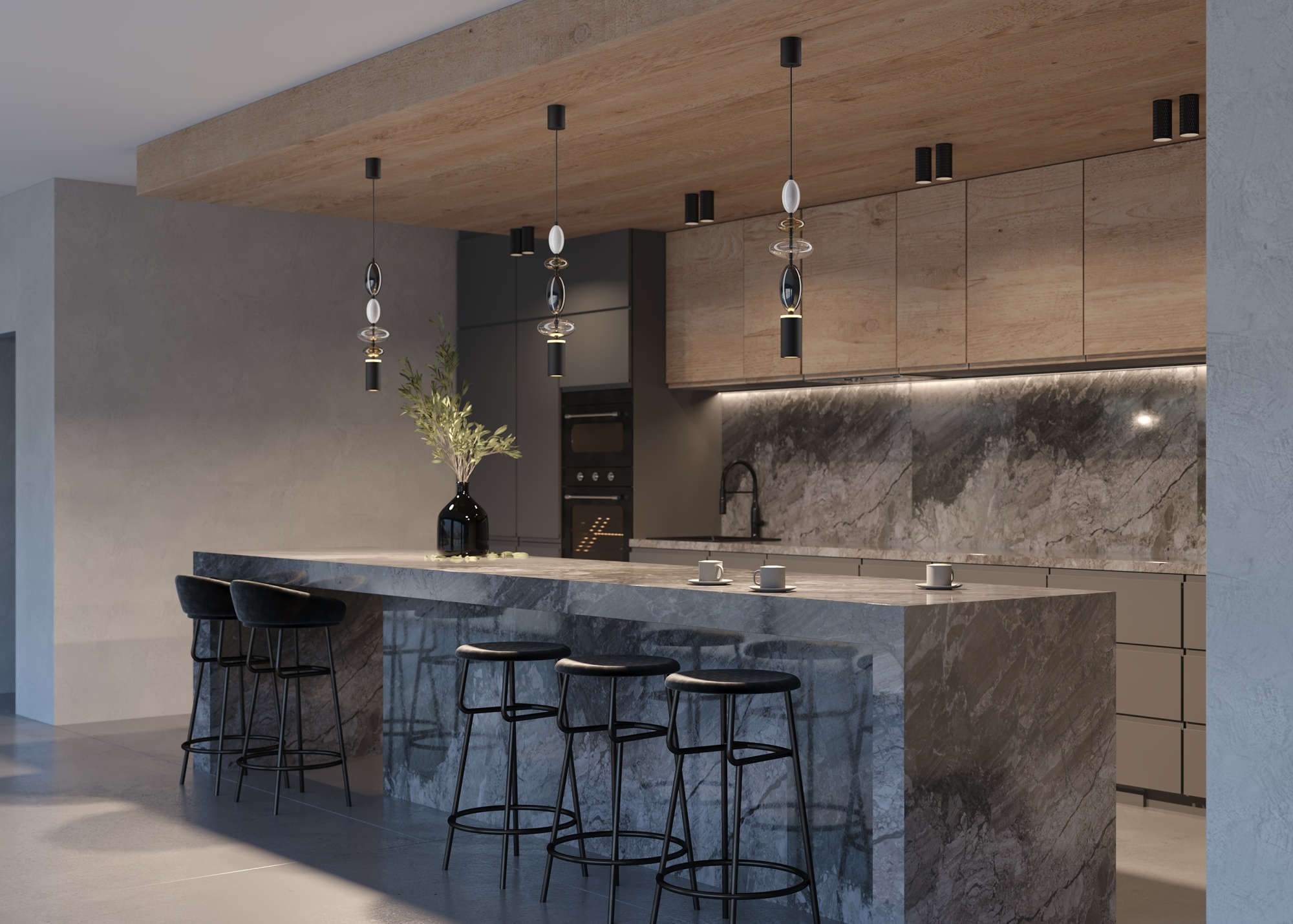 Подвесной светильник Maytoni MOD071PL-L8B3K2