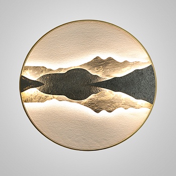 Настенный светильник DAWN B A D120 Brass by ImperiumLoft