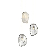 Подвесной светильник LASVIT Crystal Rock 3 clear/opal