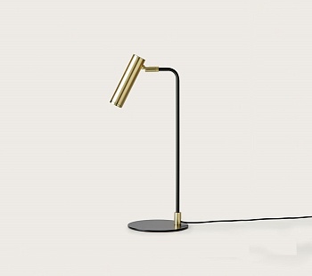 Настольная лампа Maru черный - латунь Aromas del Campo