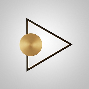 Настенный светильник WOLKE WIDE L28 Black by ImperiumLoft