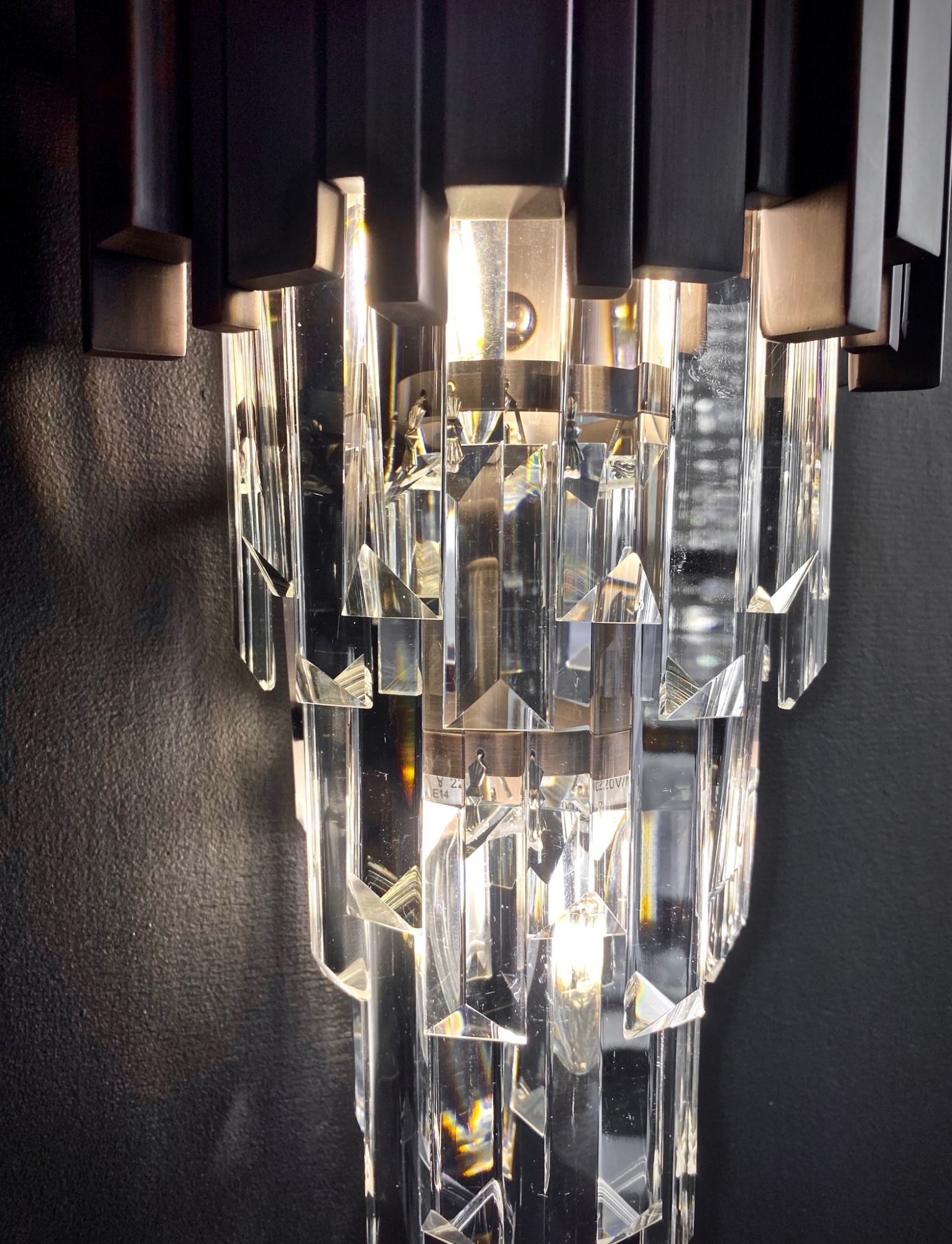 Настенный светильник Delight Collection Barclay A2 dark copper