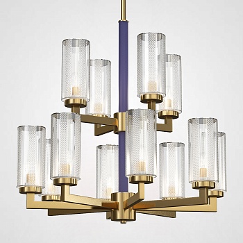 Потолочная люстра ADELEINE L12 Blue by ImperiumLoft