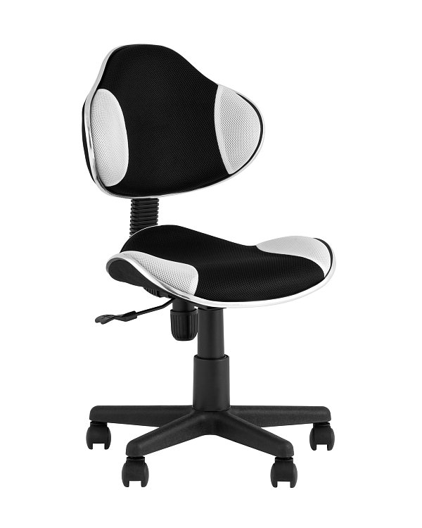 Стул офисный QZY черно-белый Stool Group