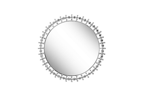 Зеркало со стразами круглое Garda Decor 50SX-1824