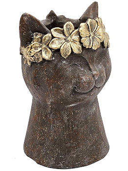 Кашпо Голова кошки Glasar B5532