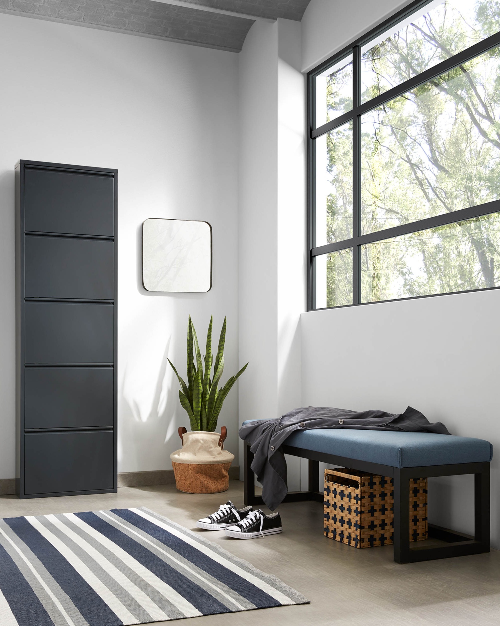 Обувная стойка Rox металлическая графитовая La Forma (ex Julia Grup)