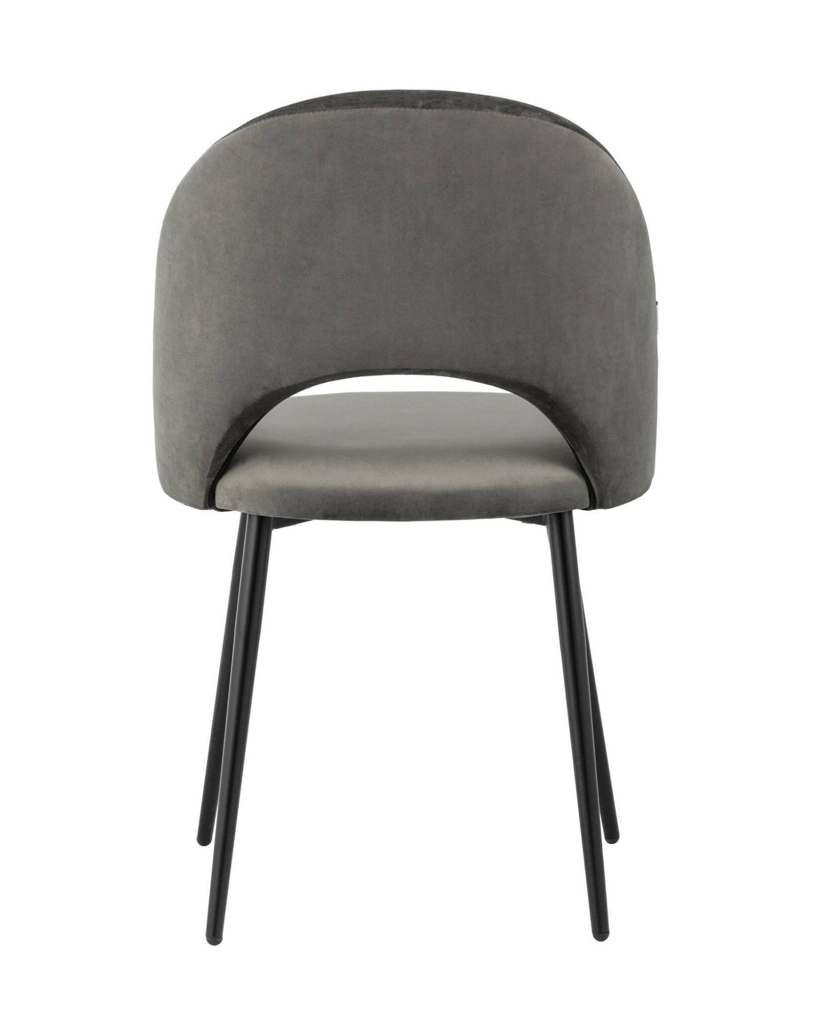 Стул Меган велюр тёмно-серый Stool Group