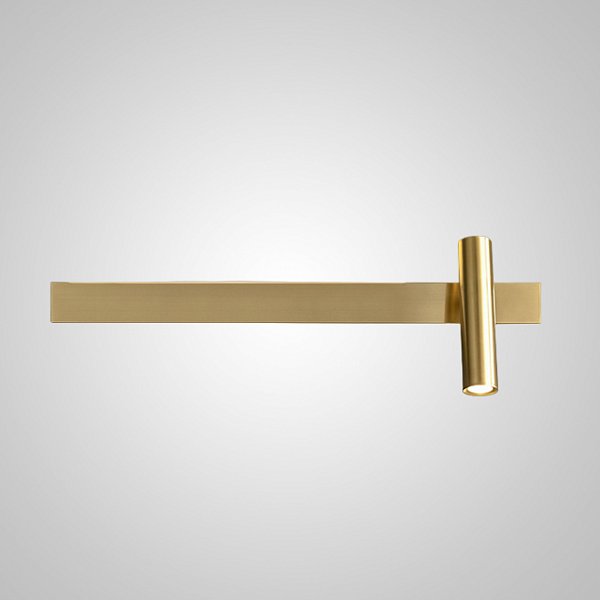 Настенный светильник JENIUS L60 Brass Right by ImperiumLoft