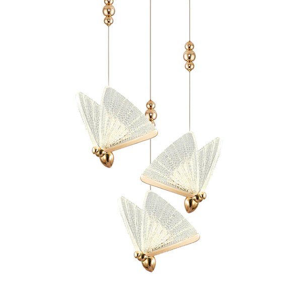 Подвесной светильник Delight Collection OM8201008-3 rose gold