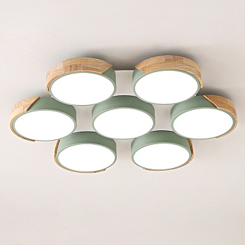 Подвесная люстра CLIP 7 Зеленый by ImperiumLoft